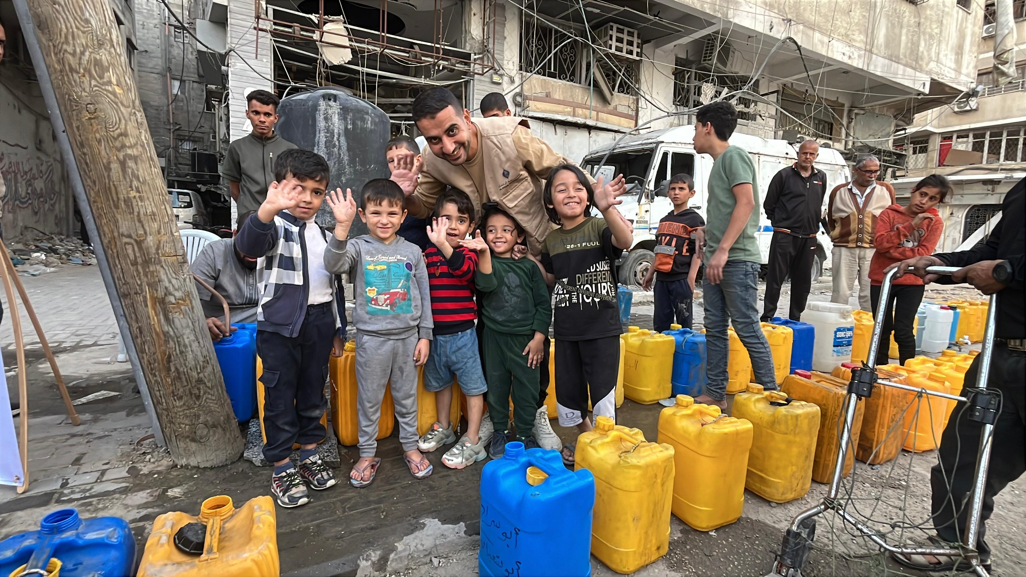 Gaza Water Truck